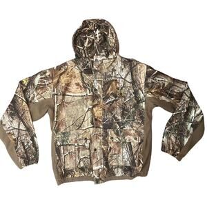 Mad Dog Gear Jacket Mens Large Brown Real Tree Growler Camo Lined Coat NWOT